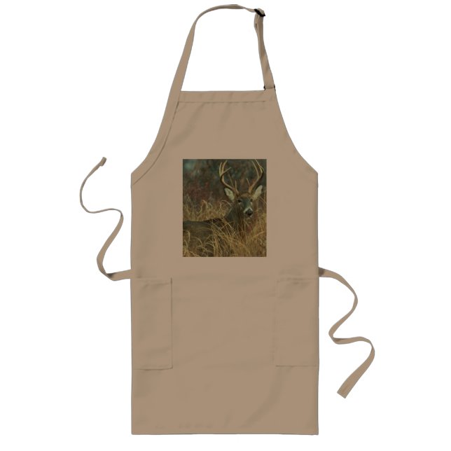 Dear / Buck / White-tailed Deer Long Apron (Front)