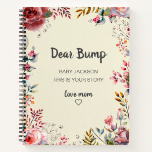 Dear Bump Keepsake Pregnancy Journal