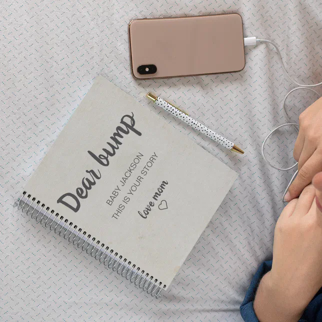 Dear Bump Keepsake Pregnancy Journal Zazzle