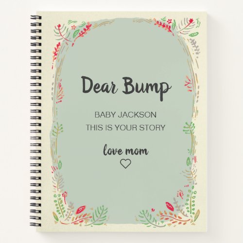 Dear Bump Keepsake Pregnancy Journal