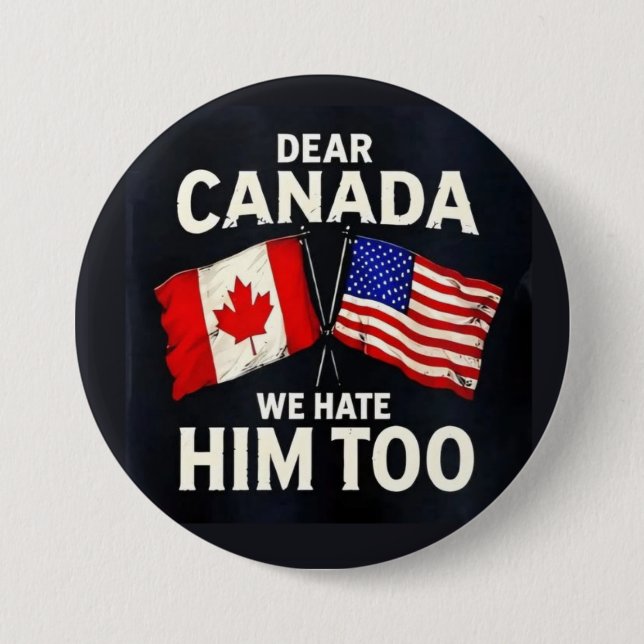 Dear Canada Button (Front)