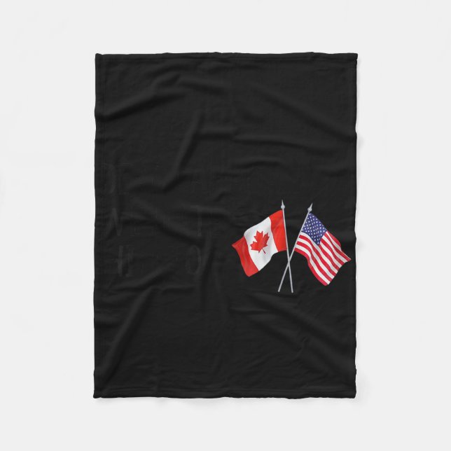 Dear Canada We Hate Him Too  Fleece Blanket (Front)