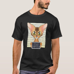 Dear Dad I Can Explain I Abyssinian Cat Dad I Abys T-Shirt
