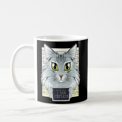 Dear Dad I Can Explain I Norwegian Forest Cat  Coffee Mug