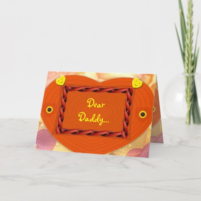 Dear Daddy - Father's Day Card (Front)