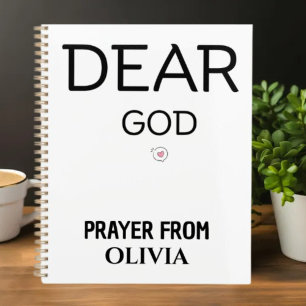 Dear God Personalized Prayer Planner