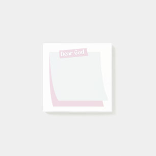 Dear God Prayer Request  Post-it Notes