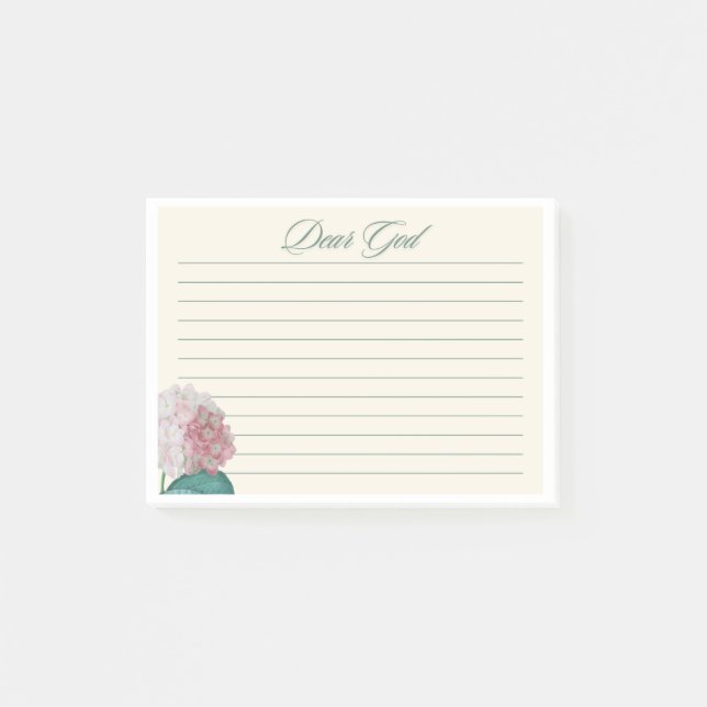 Dear God - Prayer Request Post-it Notes (Front)
