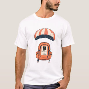 "Dear God, This Parachute is a Knapsack" T-Shirt