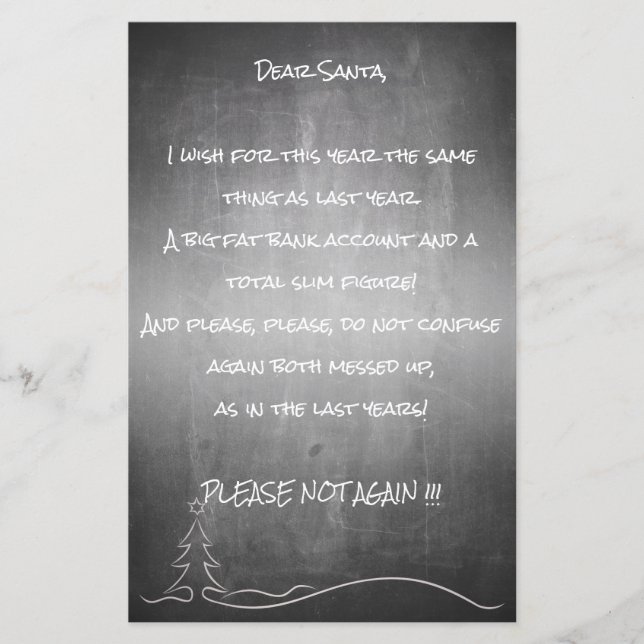 Dear good Santa (Front)