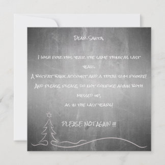 Dear good Santa
