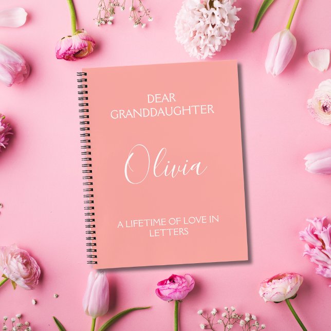 Dear Granddaughter: A Lifetime of Love in Letters Notebook (Creator Uploaded)