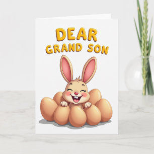Dear Grandson Greeting Card