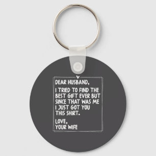 Dear Husband Matching Couples Style For Him And He Keychain