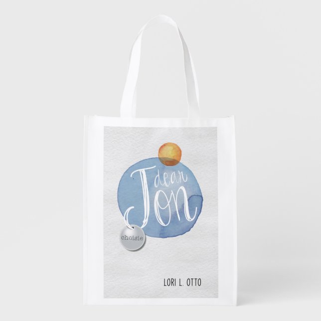 Dear Jon book cover Reusable Grocery Bag (Front)