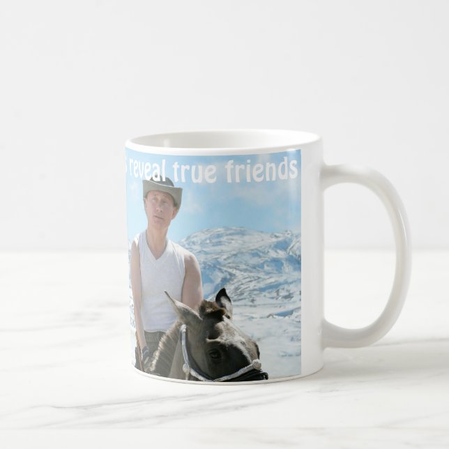 Dear Leader & Putin on Horse Coffee Mug (Right)
