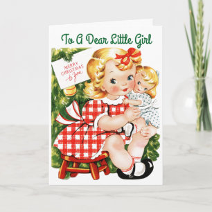 Dear Little Girl Holiday Card