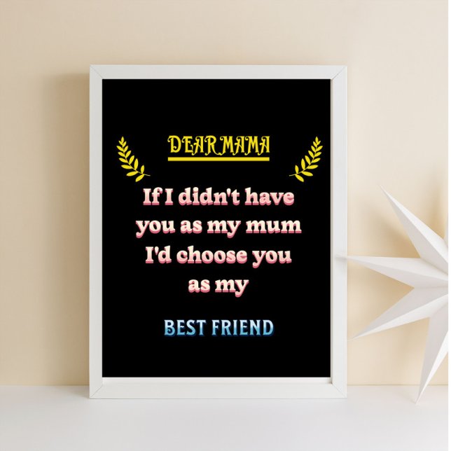 Dear mama wall poster (Creator Uploaded)