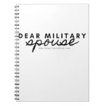 Dear Military Spouse Notebook