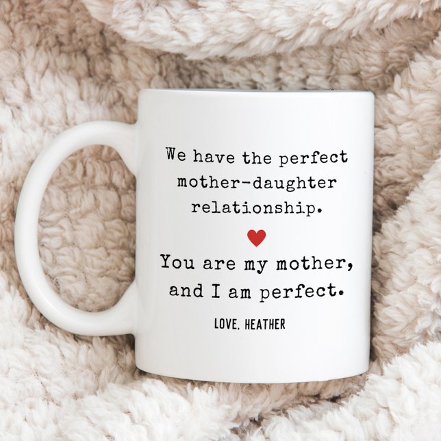 Dear Mom Funny Perfect Mothers Day Gift Coffee Mug (Creator Uploaded)