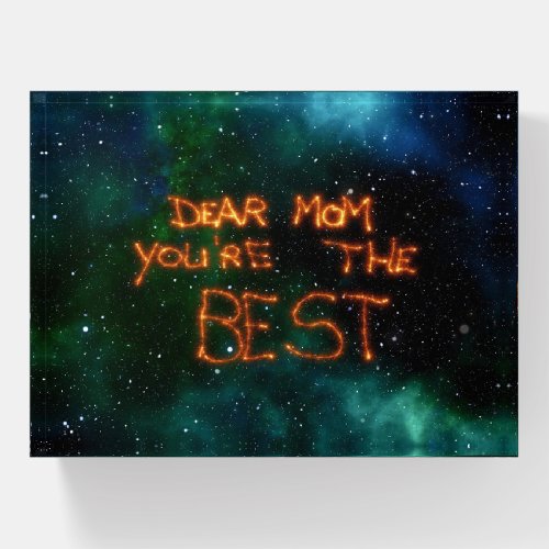 Dear Mom Paperweight