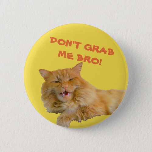 Dear Mr Trump Dont Grab Me Bro Button