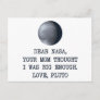Dear Nasa Love Pluto Postcard