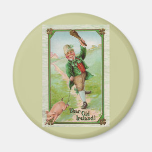 Dear Old Ireland! Vintage St. Patrick's Day Magnet