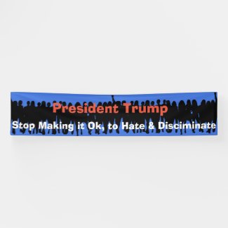Dear President Trump, Protest Banner