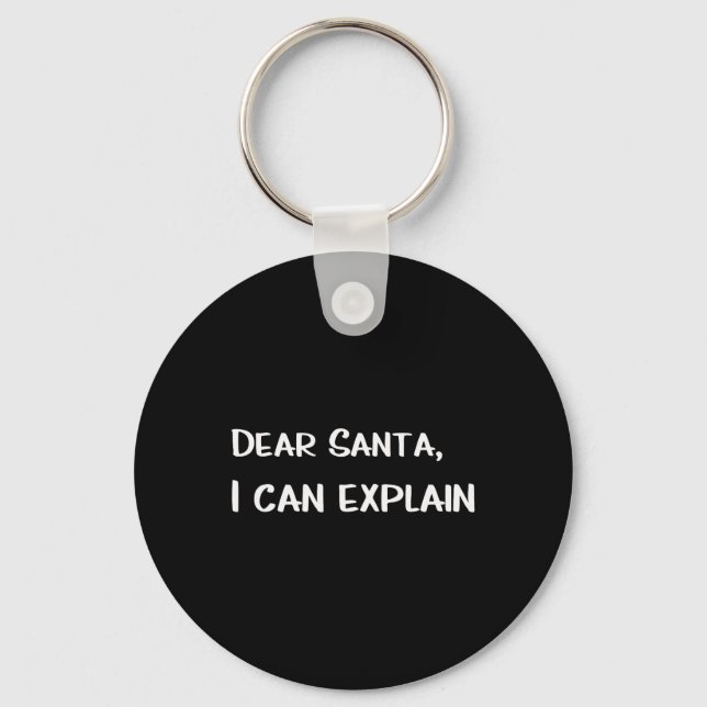 Dear Santa1  Keychain (Front)