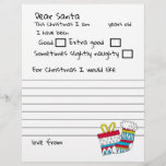 Dear Santa A Personalized Letter To Santa Claus Letterhead<br><div class="desc">Dear Santa A Personalized Letter To Santa Claus - a fun letter to Santa by Ricaso</div>