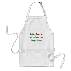 Dear Santa Adult Apron
