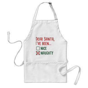Dear Santa Adult Apron
