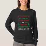 Dear Santa All I Want Is A Fat Bank Account And Sk T-Shirt