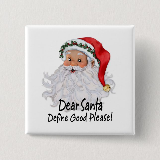 Dear Santa Button (Front)