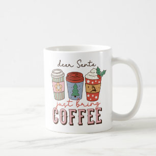 Dear Santa   Christmas Coffee Latte Coffee Mug