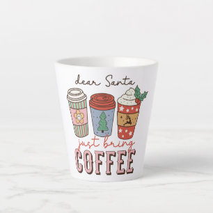 Dear Santa   Christmas Coffee Latte Latte Mug