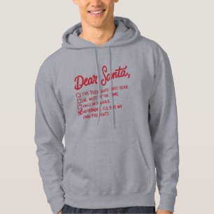 Dear Santa - Christmas Design Hoodie