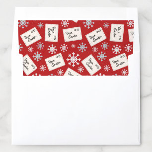 Dear Santa Christmas Envelope Liner