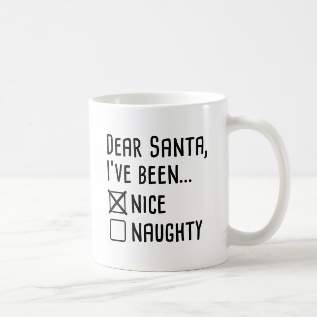 Dear Santa Coffee Mug (Right)