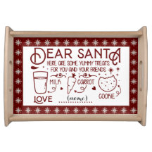 Dear Santa Cookie & Milk white background