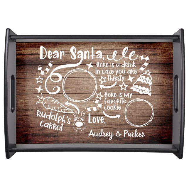 Dear Santa Cookie Tray (Front)