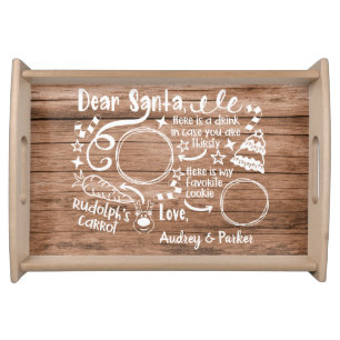 Dear Santa Cookie Tray