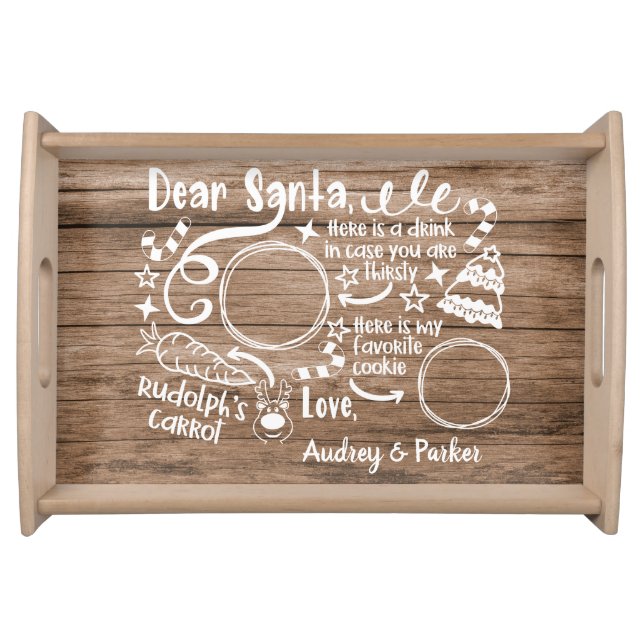 Dear Santa Cookie Tray (Front)