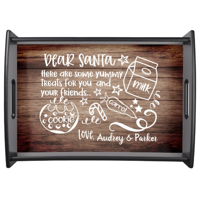 Dear Santa Cookie Tray (Front)