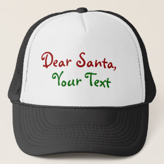 Dear Santa - Custom Personalize Letter to Santa Trucker Hat