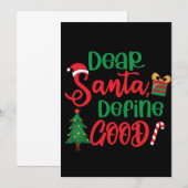 Dear Santa Define Good Funny Christmas (Front/Back)