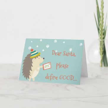 Dear Santa, Define Good! Funny Christmas