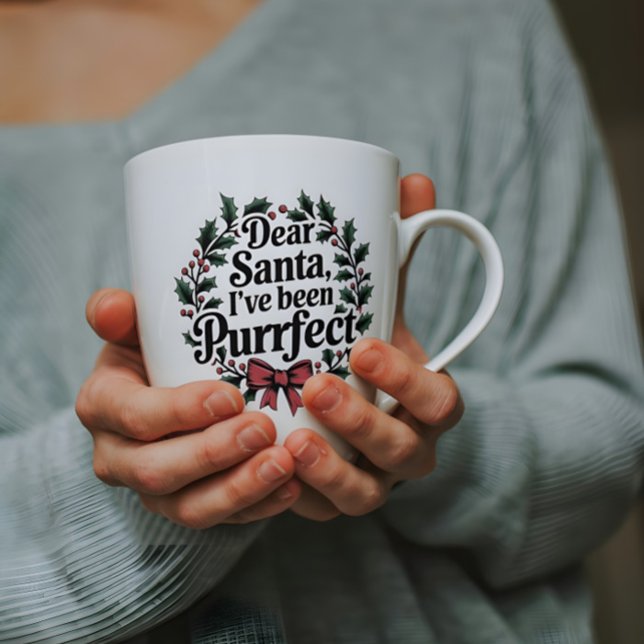 Dear Santa, Funny Christmas Cat Lover Mug (Creator Uploaded)