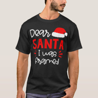 Dear Santa Funny Matching Family Christmas Pajama T-Shirt